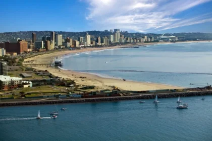 Durban, South Africa city landscape image for display purposes