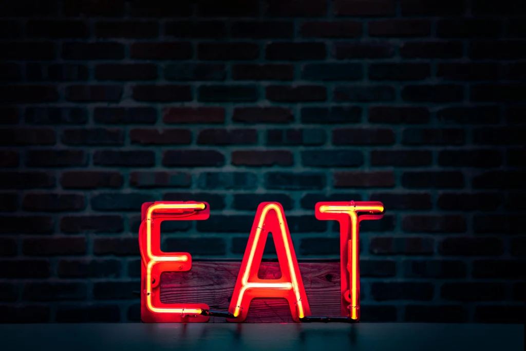 Durban graphic of the word EAT for illustration purposes